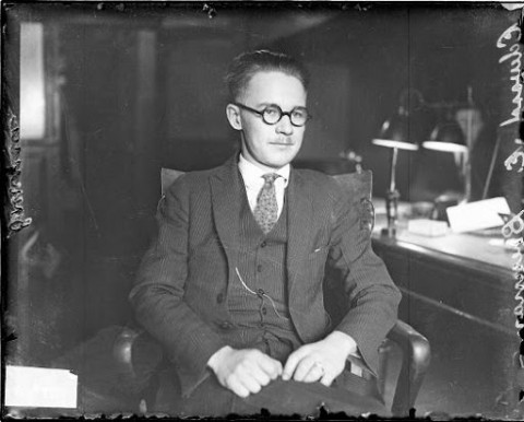 A photo of Edward P Brennan, author of the Chicago grid system